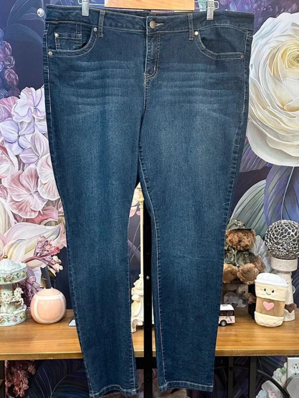 Torrid Denim 22S Blue Skinny Jeans Stretch Denim Women's Casual Classic Moto